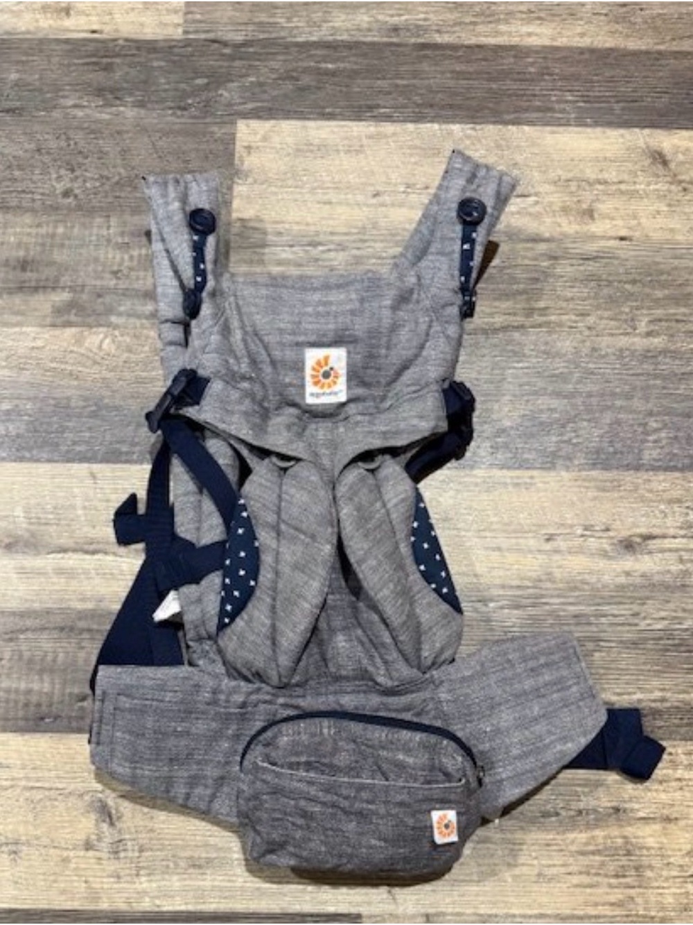 Ergobaby Omni 360 Carrier – Jacks Gray/Navy